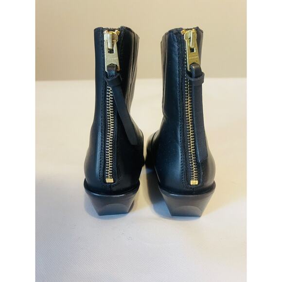 $399 - ALLSAINTS Lenora Leather Mod Bootie in Black Size 39 US 9 - Picture 4 of 6